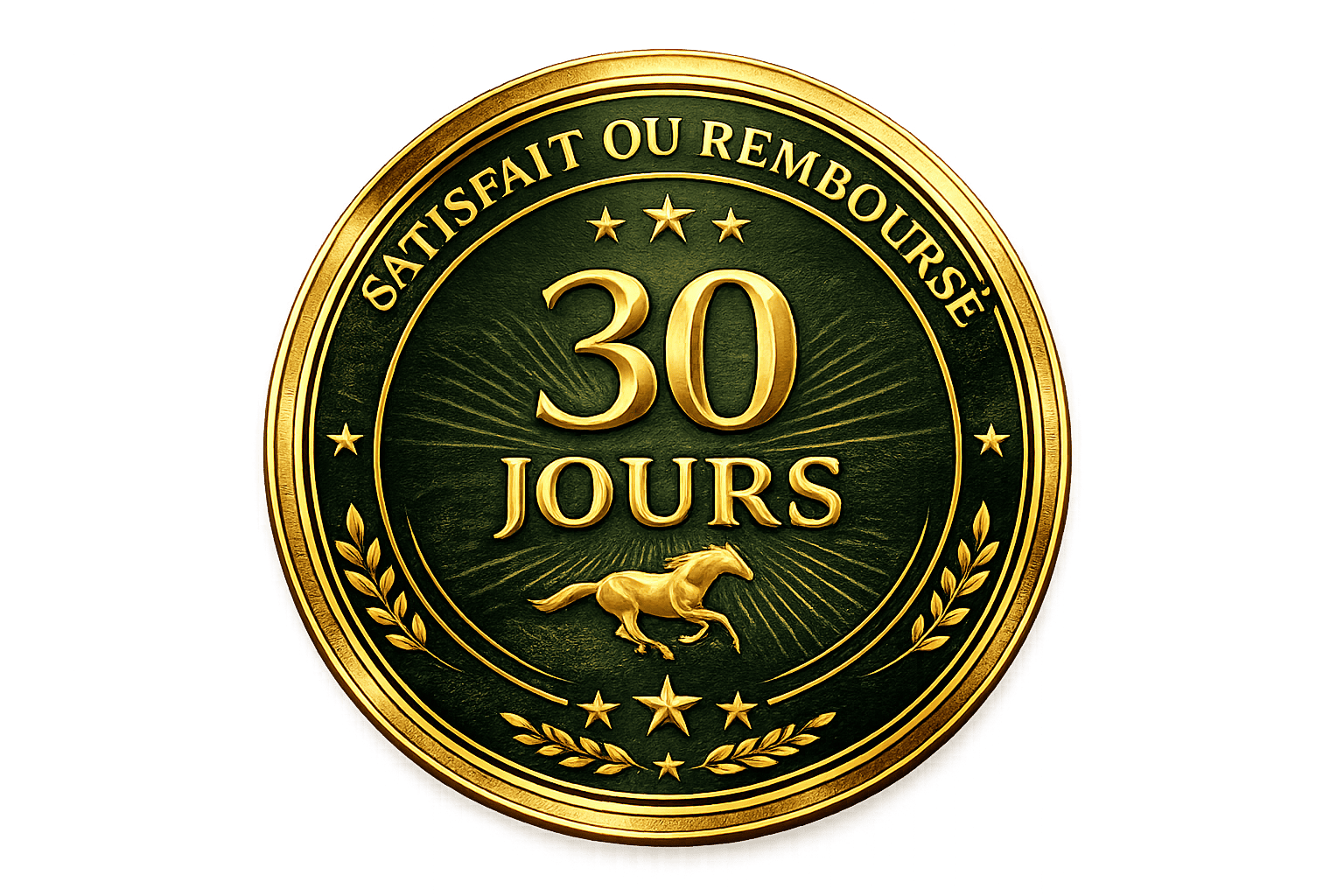 Garantie satisfait ou remboursé 30 jours